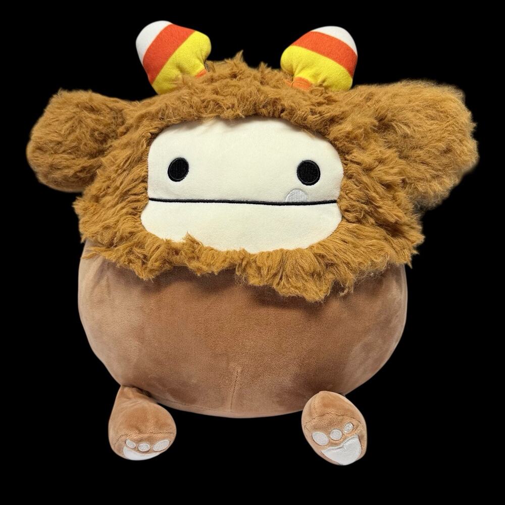 Benny the Bigfoot Candy Corn Plush 12 In Monster Squishmallows Kellytoy